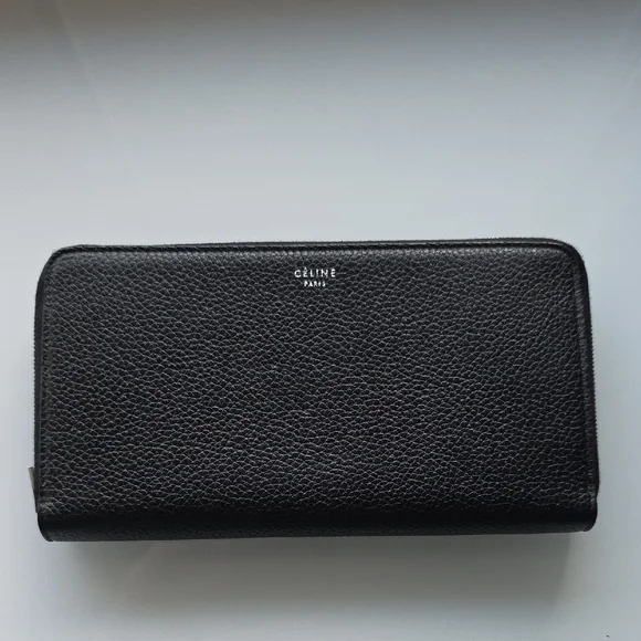 Celine Black Leather Wallet - Picture 1 of 13